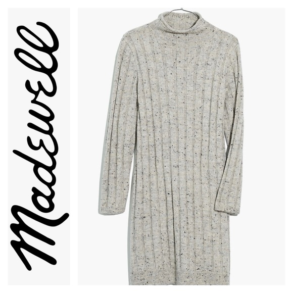 Madewell Donegal Rolled Mockneck Sweater D… - Picture 2 of 7